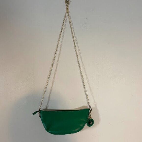 Gold-tone Chain Shoulder Strap Watermelon Women's Crossbody Bag Small - Picture 6 of 10